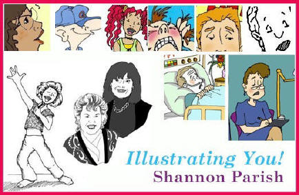 Illustrating You - your ideas - your potential - your expertise,  is one of the fun things I can do with my artwork and cartoons.  
