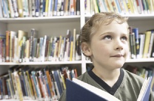Child in the library - is he a poet?